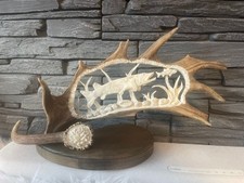 Geschnitztes  ABWURFSTANGE