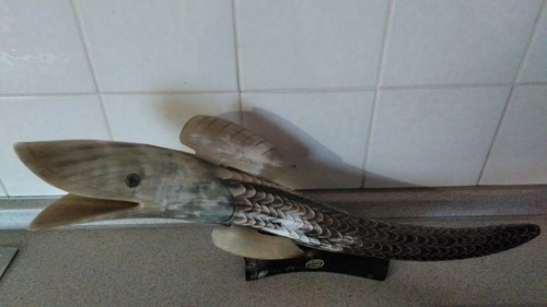 Grosse fisch skulptur corne - grosse,