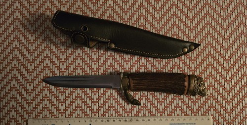 Sehr altes jagdmesser mit - sehr,