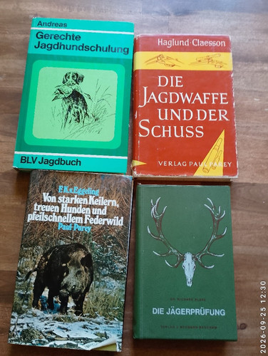 Jagdbücher - 4x,